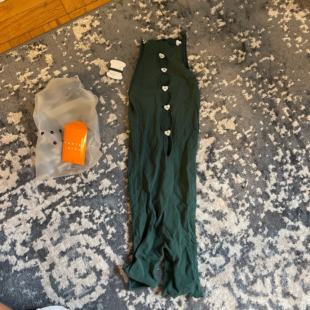 JETTA JUMPSUIT FOREST GREEN